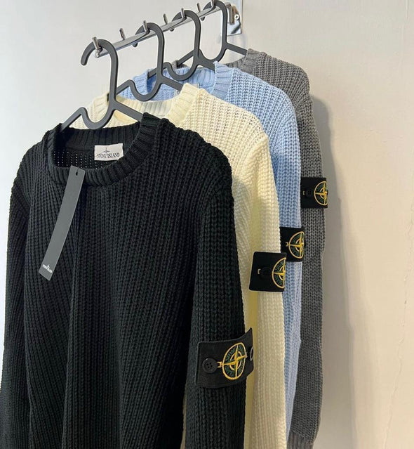 2 x 1 : Maglione Treccia Stone Island